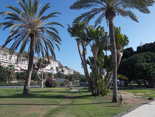 Parkanlagen und Vergnügungszentren Puerto Rico auf Gran Canaria. Parkanlagen und Vergnügungszentren Puerto Rico auf Gran Canaria.