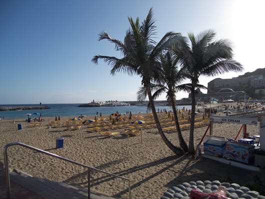 Playa Amadores auf Gran Canaria. Playa Amadores auf Gran Canaria.