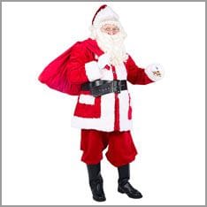 Father Christmas with sack