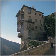 Cuenca, hängende Häuser Cuenca, hängende Häuser