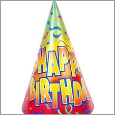 Children's birthday hats