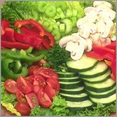 Vegetable plate