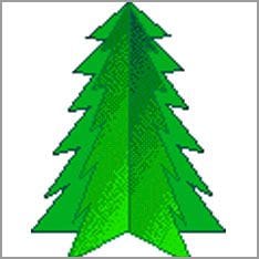 selbst gebastelter Tannenbaum