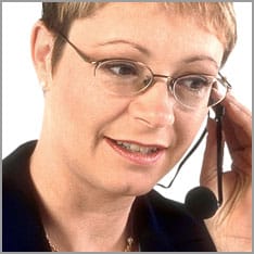 Woman on the phone