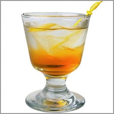 Cocktail in a glass