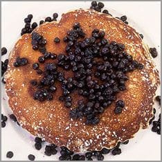 Blueberry pancakes