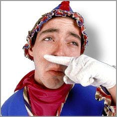 Man with a cold