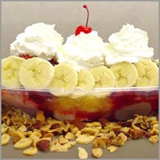 Bananen Eis Dessert