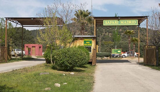 Entrance to the Madrid Safari Park