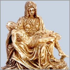 Maria und Jesus, Ostern