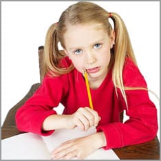 Girls learning