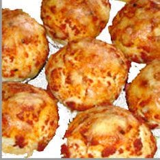 Muffin als Mini Pizza