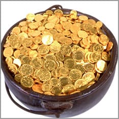 Topf mit Gold