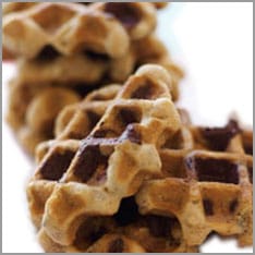 Plätzchen im Waffeleisen