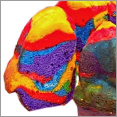 Colourful cake