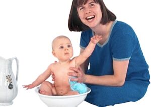 Baby badet