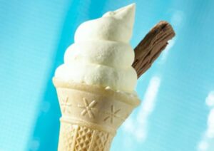 Ice cream with kefir