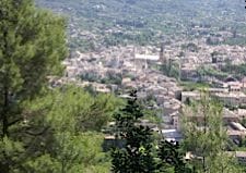 Aussicht aus dem Zug nach Soller