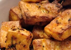 fried tofu cubes