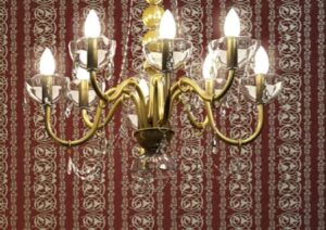 Bronze chandelier
