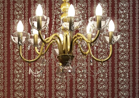 Bronze chandelier
