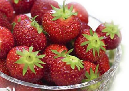 frische Erdbeeren