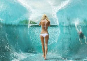 Frau im Wasser