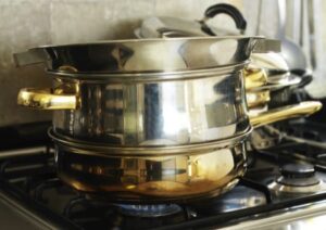 Cooking without fat splashes