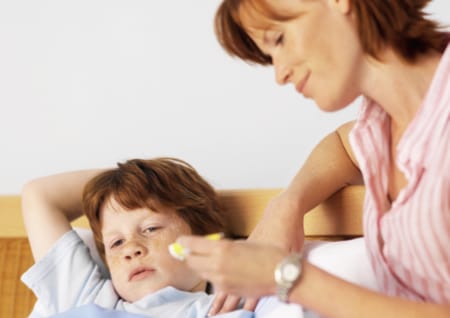 Mittelohrentzündung bei Kindern