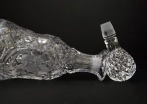 Crystal glass carafe