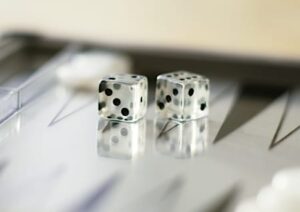 Drinking games and dice