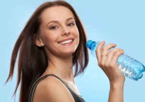 Plastic drinking bottles