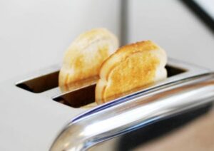 Toast im Toaster