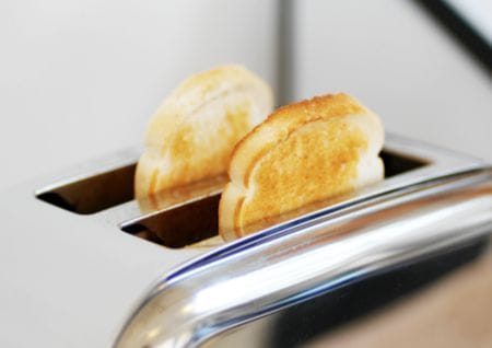 Toast im Toaster