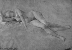 Painting of the Jgendstyle