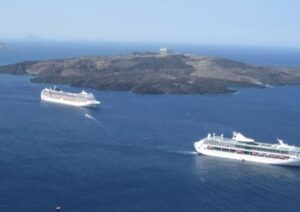 Santorin Insel