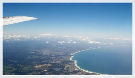 Vista desde un avión
