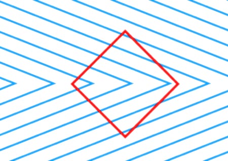 Optische Täuschung: Orbison Illusion