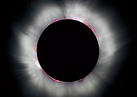 Korona um die Sonne
