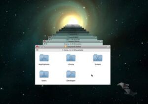 Mac Betriebssystem Time Machine Anwendung