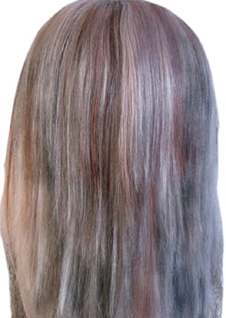 graues Haar