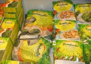 Tiefgefrorene Lebensmittel