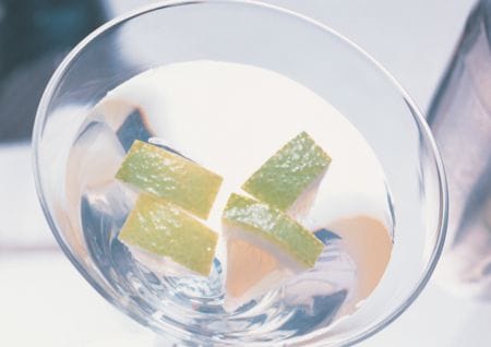 Wodka und Zitrone
