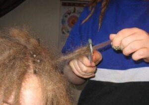 Remove dreadlocks