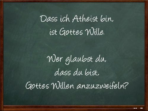 gottes wille