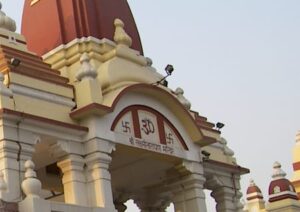 Swastika on Hindu temple