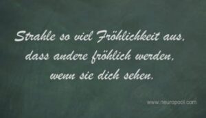Gedanke des Tages: Fröhlichkeit