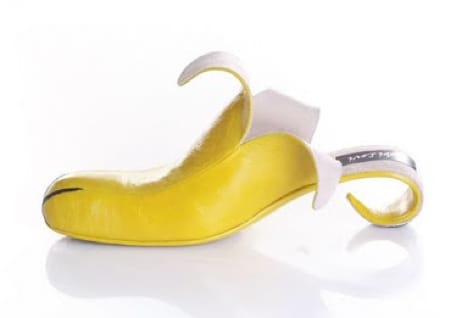 Lustige Bilder: Bananenschuh