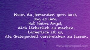 Gedanke des Tages: Lächerlich