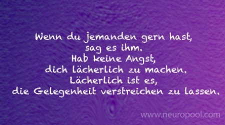 Gedanke des Tages: Lächerlich